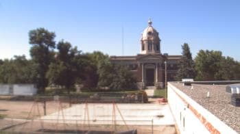 Weather camera view of Ellendale HS.