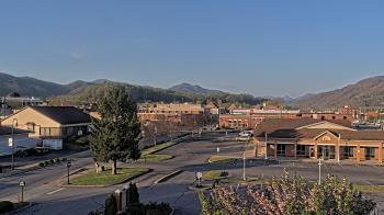 Weather camera view of Erwin Town Hall.