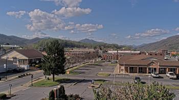 Weather camera view of Erwin Town Hall.