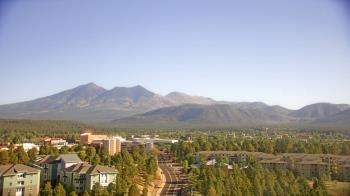 Weather camera view of Northern Arizona University.