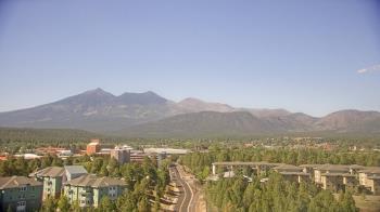 Weather camera view of Northern Arizona University.