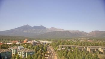 Weather camera view of Northern Arizona University.