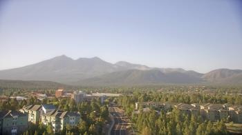 Weather camera view of Northern Arizona University.