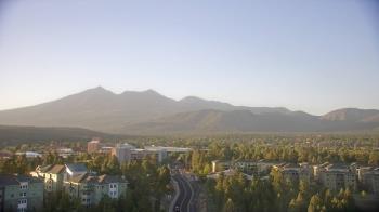 Weather camera view of Northern Arizona University.