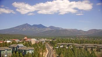 Weather camera view of Northern Arizona University.