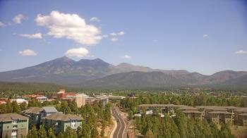 Weather camera view of Northern Arizona University.