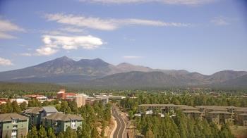 Weather camera view of Northern Arizona University.