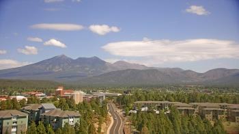 Weather camera view of Northern Arizona University.