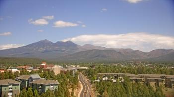 Weather camera view of Northern Arizona University.