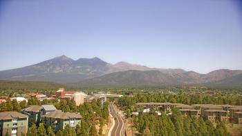 Weather camera view of Northern Arizona University.