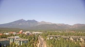 Weather camera view of Northern Arizona University.