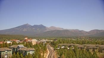 Weather camera view of Northern Arizona University.
