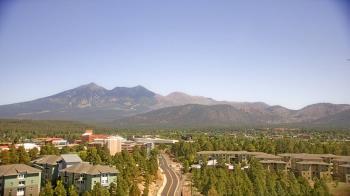Weather camera view of Northern Arizona University.