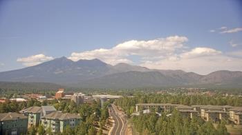 Weather camera view of Northern Arizona University.