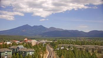 Weather camera view of Northern Arizona University.