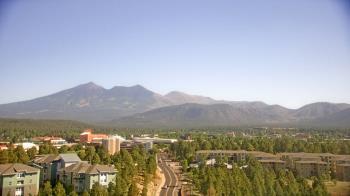 Weather camera view of Northern Arizona University.