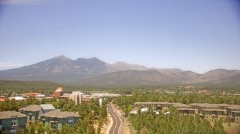 Weather camera view of Northern Arizona University.