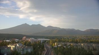 Weather camera view of Northern Arizona University.