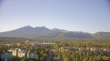 Weather camera view of Northern Arizona University.