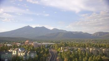 Weather camera view of Northern Arizona University.