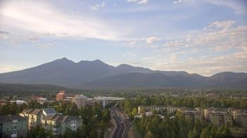 Weather camera view of Northern Arizona University.