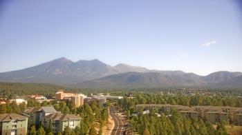 Weather camera view of Northern Arizona University.