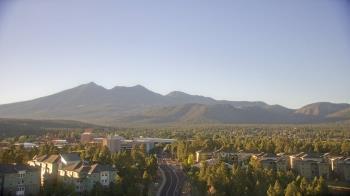 Weather camera view of Northern Arizona University.