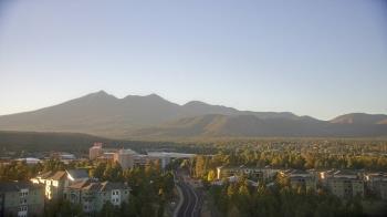 Weather camera view of Northern Arizona University.
