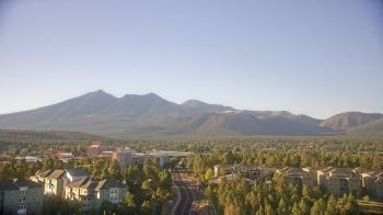 Weather camera view of Northern Arizona University.