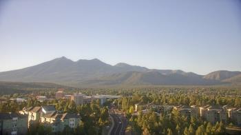 Weather camera view of Northern Arizona University.