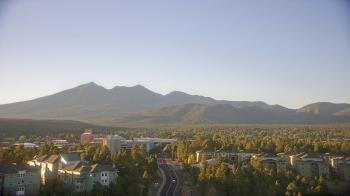 Weather camera view of Northern Arizona University.