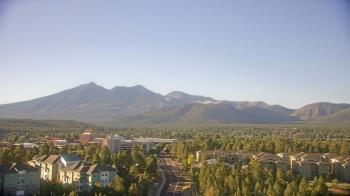 Weather camera view of Northern Arizona University.