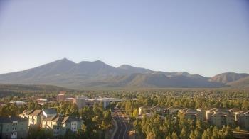 Weather camera view of Northern Arizona University.