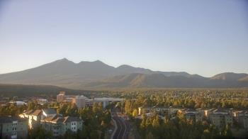 Weather camera view of Northern Arizona University.