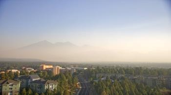 Weather camera view of Northern Arizona University.