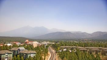 Weather camera view of Northern Arizona University.