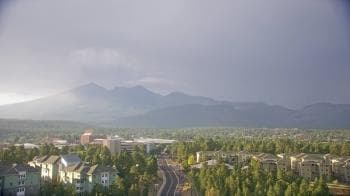 Weather camera view of Northern Arizona University.