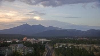 Weather camera view of Northern Arizona University.