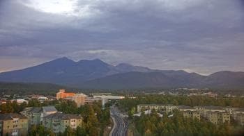 Weather camera view of Northern Arizona University.