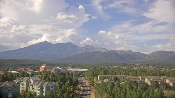 Weather camera view of Northern Arizona University.