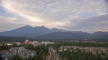 Weather camera view of Northern Arizona University.