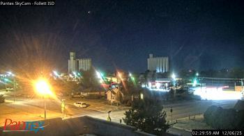Weather camera view of Follett ISD.