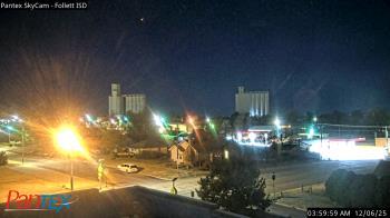 Weather camera view of Follett ISD.