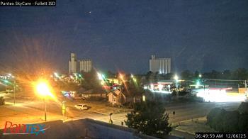 Weather camera view of Follett ISD.