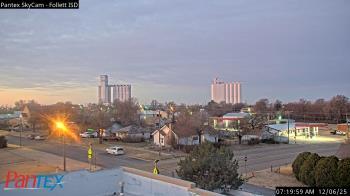 Weather camera view of Follett ISD.