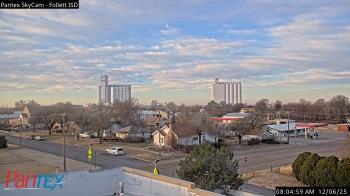 Weather camera view of Follett ISD.