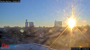 Weather camera view of Follett ISD.