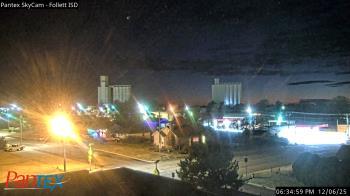 Weather camera view of Follett ISD.