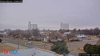Weather camera view of Follett ISD.