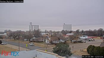 Weather camera view of Follett ISD.